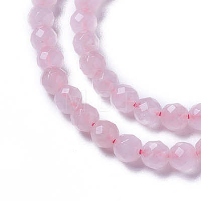 Natural Rose Quartz Beads Strands G-F596-20-3mm-1