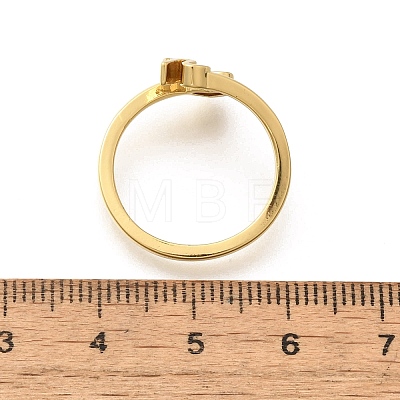 Brass Cuff Rings for Women RJEW-U044-U-1