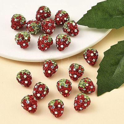 Clay Polymer Rhinestone Beads LS-RB-A051-E06-1