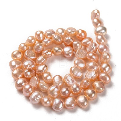 Natural Cultured Freshwater Pearl Beads Strands PEAR-L033-45C-01-1