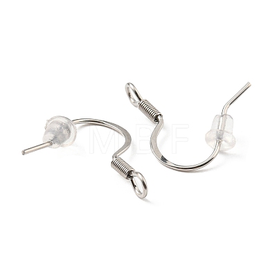 316 Surgical Stainless Steel French Hooks with Coil STAS-E163-58P-01-1