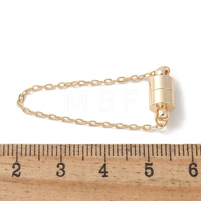 Brass Magnetic Clasps KK-U052-24G-1