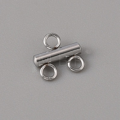 201 Stainless Steel Chandelier Component Links LS-STAS-WH0043-06A-P-1-1