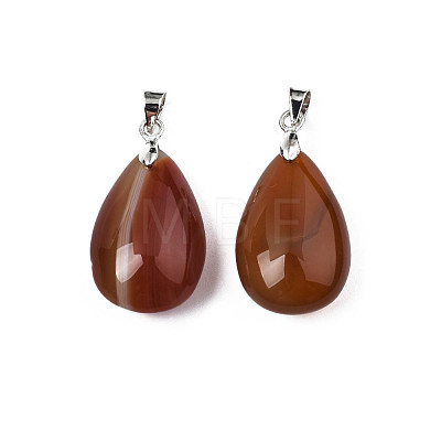 Natural Carnelian Pendants X-G-S243-26-1