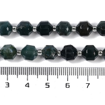 Natural Moss Agate Beads Strands G-O201B-131F-1