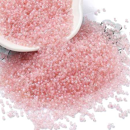 Transparent Inside Colours Glass Seed Beads X1-SEED-H003-04F-1
