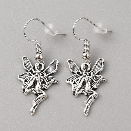 Bohemia Alloy Dangle Earrings for Women EJEW-WH0009-42D-1