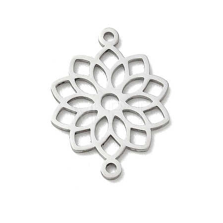 Chakra 304 Stainless Steel Connector Charms SA-CBA28C1-01F-P-1