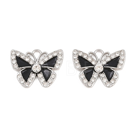 Alloy with Crystal Rhinestone Pendants FIND-C095-11P-1