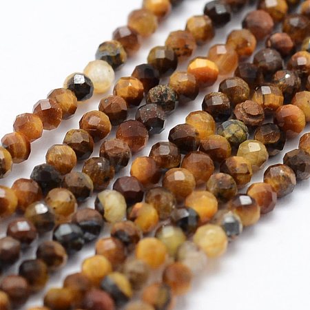 Natural Tiger Eye Beads Strands G-K185-13-1