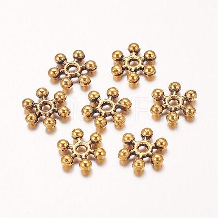 Zinc Alloy Beads Spacers X-PALLOY-Q062-AG-1