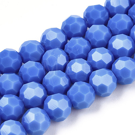 Opaque Glass Beads Stands EGLA-A035-P6mm-D07-1