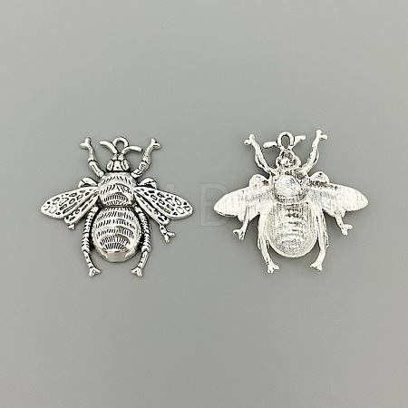 Tibetan Style Alloy Pendants FIND-H019-38AS-1