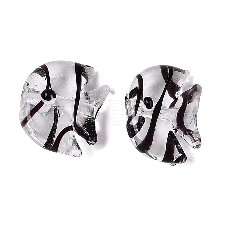 Handmade Transparent Lampwork Beads LAMP-N042-20F-1