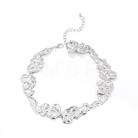 Alloy Irregular Link Chain Necklaces WGF24C0-04-1