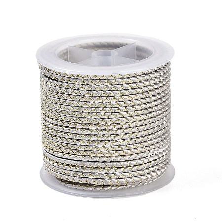 11M Polyester Braided Cord with Cotton Core & Metallic Thread OCOR-Z006-01-30-1