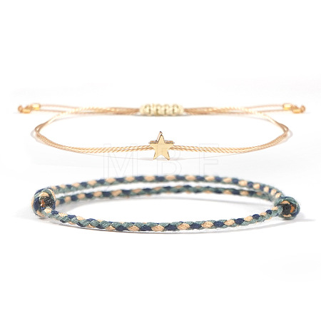 2Pcs Adjustable Bracelet Set PP9415-3-1