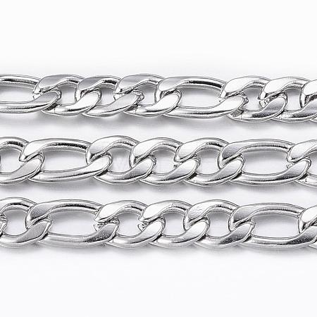 Tarnish Resistant 304 Stainless Steel Figaro Chains CHS-H009-13P-1