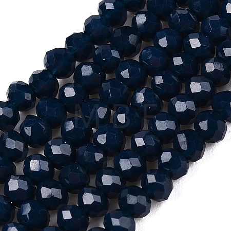 Opaque Solid Color Imitation Jade Glass Beads Strands LS-EGLA-A044-P2mm-D16-1