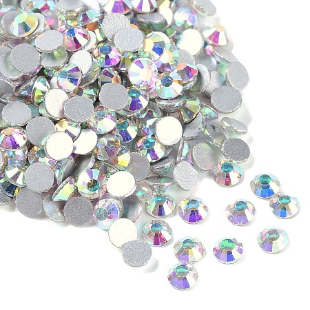 Glass Flat Back Rhinestone RGLA-C002-SS16-101-1