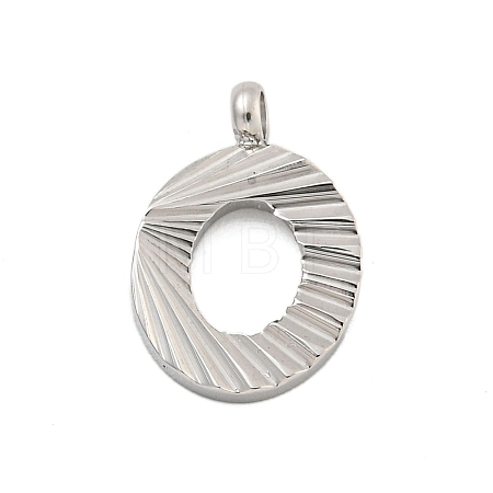 304 Stainless Steel Charms STAS-G345-01P-O-1