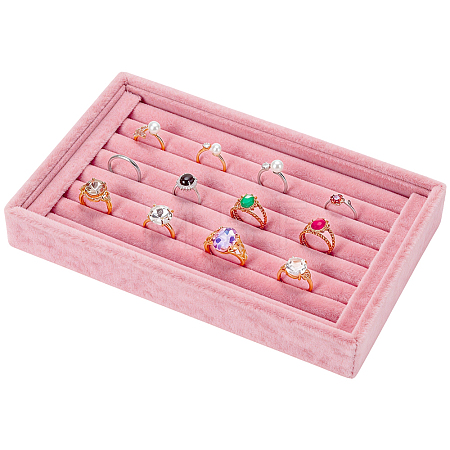 Velvet Ring Organizer Display Trays ODIS-SP0002-20B-1