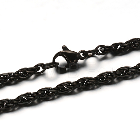 304 Stainless Steel Rope Chain  Necklaces STAS-L164-02B-1