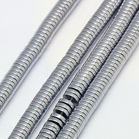 Electroplate Non-magnetic Synthetic Hematite Beads Strands G-J164A-2mm-04-1