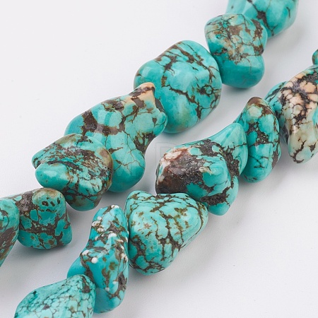 Natural Magnesite Beads Strands G-K249-01A-1