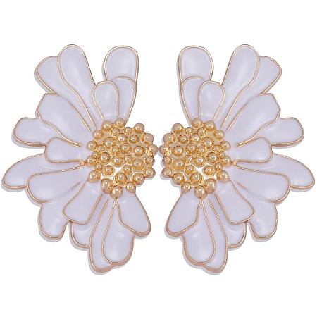 Vintage Flower Stud Earrings for Women JE1095E-1