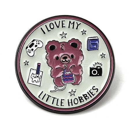 Enamel Brooches JEWB-I064-10EB-02-1