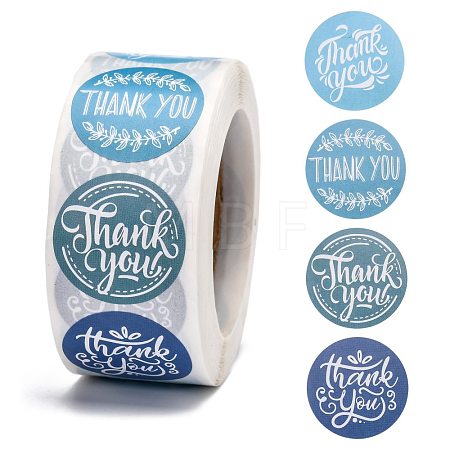 1 Inch Thank You Stickers DIY-G013-A10-1