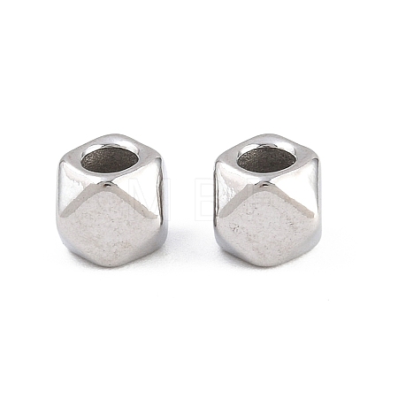 Irregular 304 Stainless Steel Beads STAS-D394-03O-P-1