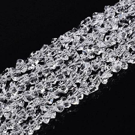 Transparent Glass Beads Strands GLAA-N018-3mm-02-1