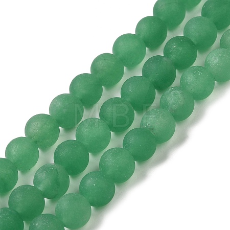 Natural Dyed White Jade Beads Strands G-M402-B01-03-1
