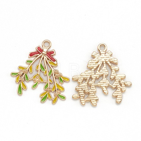Alloy Enamel Pendants ENAM-E569-13-1