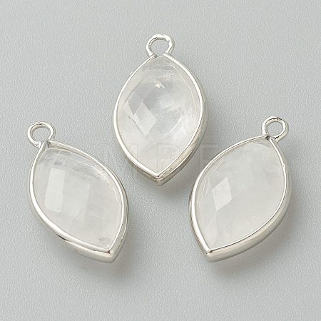 Natural Quartz Crystal Pendants G-B009-01P-I-1