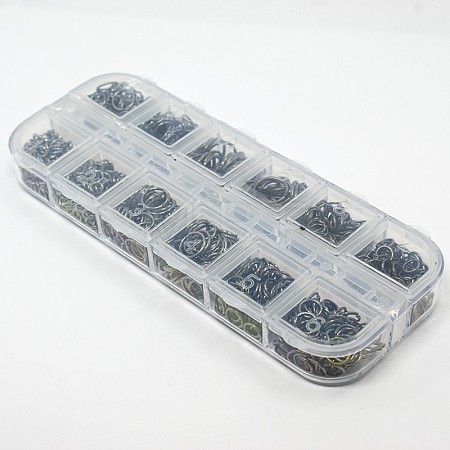 1 Box Iron Open Jump Rings IFIN-X0005-B-B-1