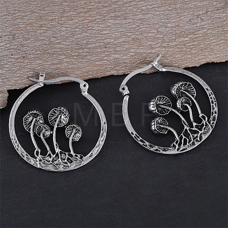 Alloy Hoop Earrings FS-WG4BE07-01-1-1