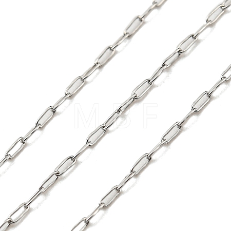 Tarnish Resistant 304 Stainless Steel Chains CHS-E031-01A-P-1
