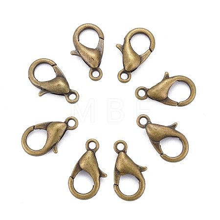 Zinc Alloy Lobster Claw Clasps E102-NFAB-1