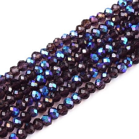 Electroplate Glass Beads Strands EGLA-A044-T1mm-L15-1