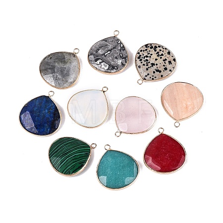 Natural & Synthetic Mixed Stone Pendants G-Q606-35KCG-1