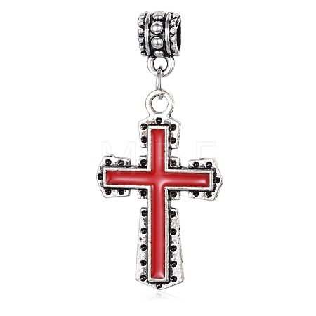 Alloy European Dangle Charms ENAM-G051-01AS-1