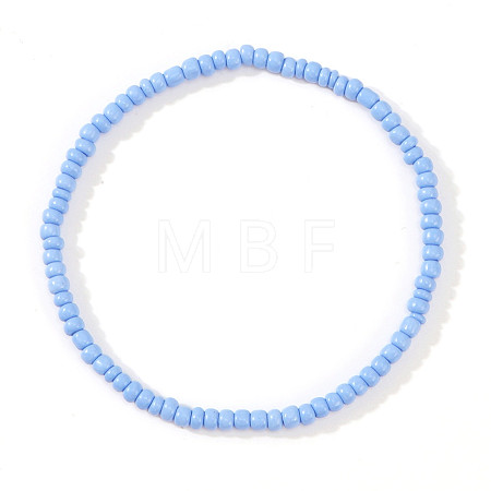 Glass Seed Beads Stretch Bracelets ZE8223-10-1