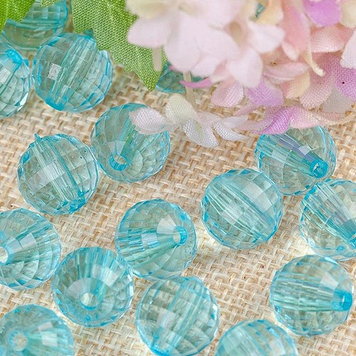 Transparent Acrylic Beads TACR-NH0001-A-13-1