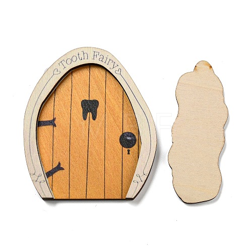 Miniature Wooden Garden Door MIMO-PW0001-172R-1