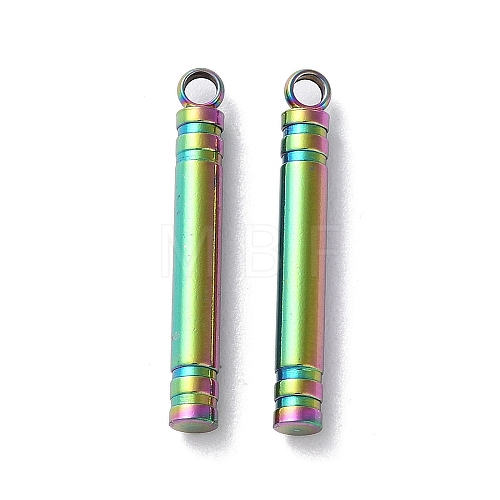 304 Stainless Steel Pendants STAS-Z062-01RC-1