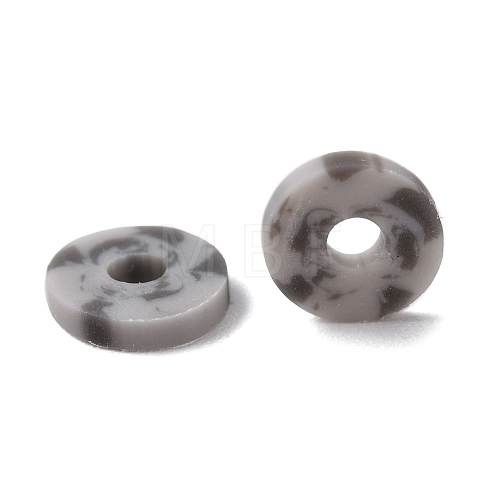 Handmade Two Tone Polymer Clay Beads CLAY-N008-B010-168-1