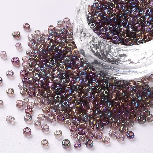 Round Glass Seed Beads SEED-A007-3mm-176-1